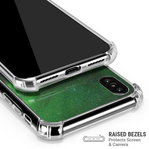 StockTrek Aurora Borealis Dances Above the Arctic Ocean iPhone XS Max Clear Case